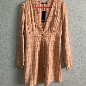 Nasty gal checkered dress
